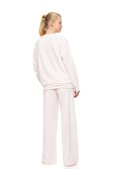 Pink Label - Loungewear Velvet Stripe