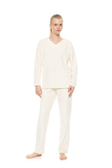 Pink Label - Loungewear V Velvet Stripe