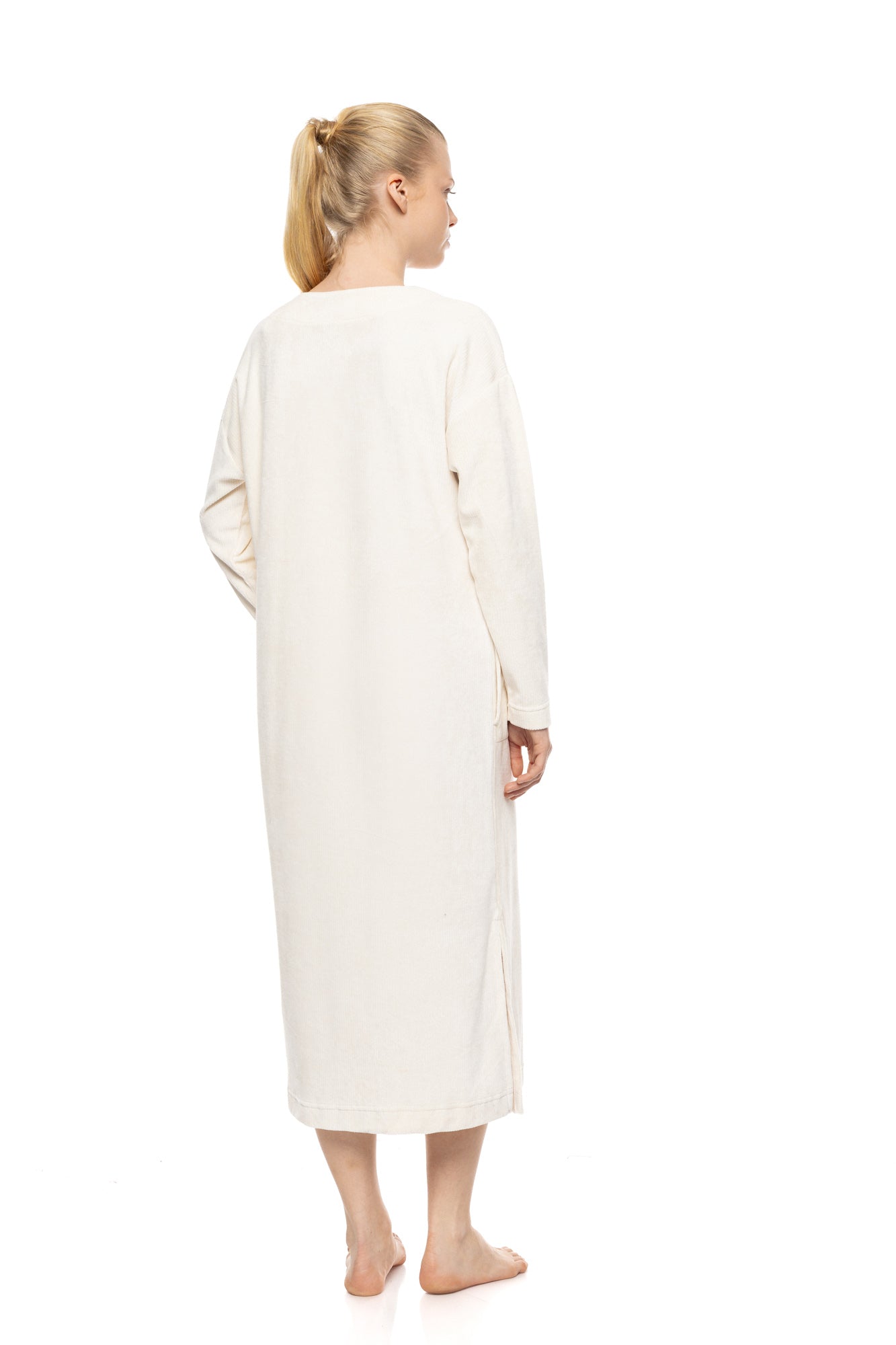 Pink Label - Loungewear Long Velvet Stripe