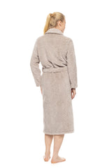 Pink Label - Robe Long Fleece Jaquard