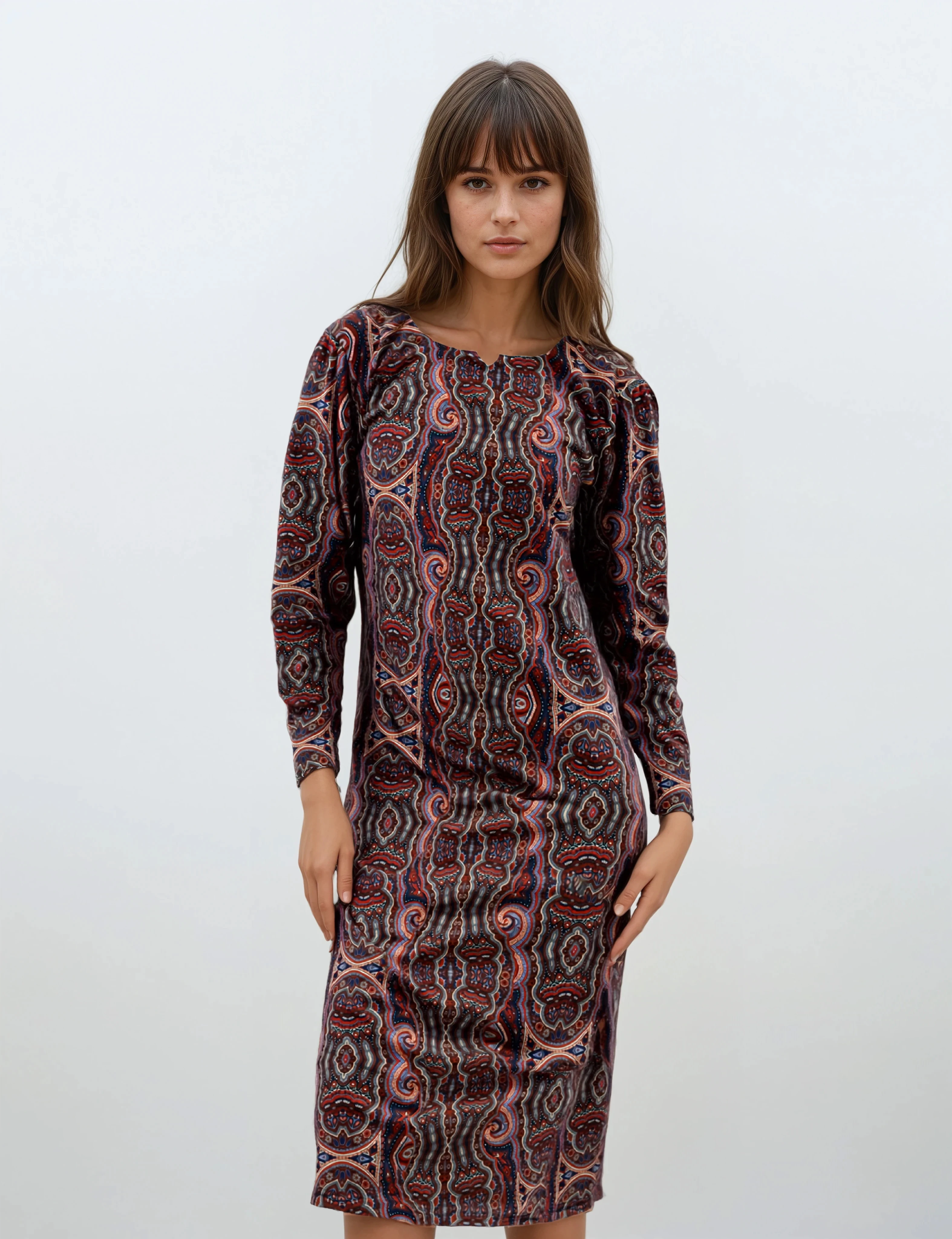Pink Label - Homewear Long Paisley