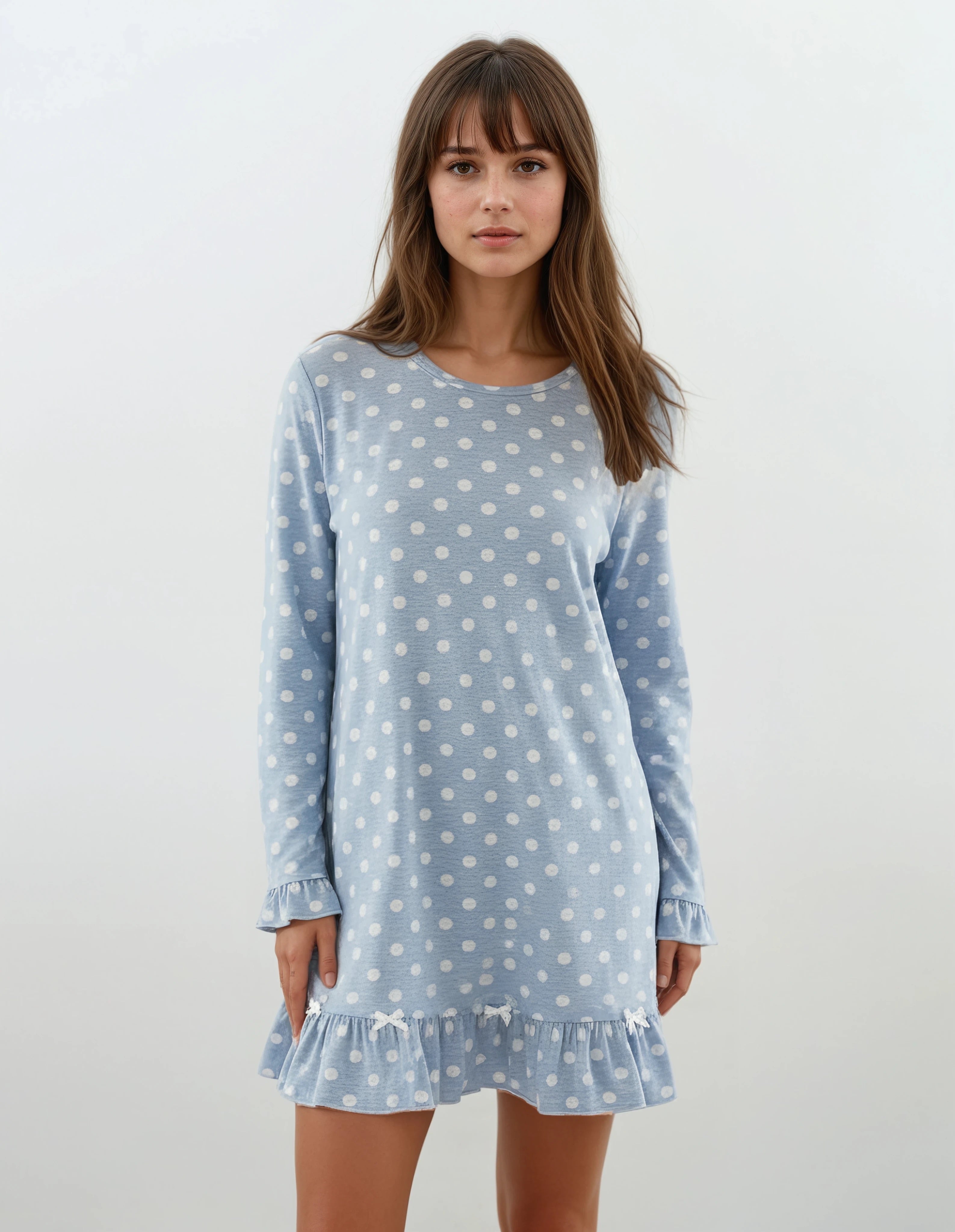 Pink Label - Nightgown Blue Dots