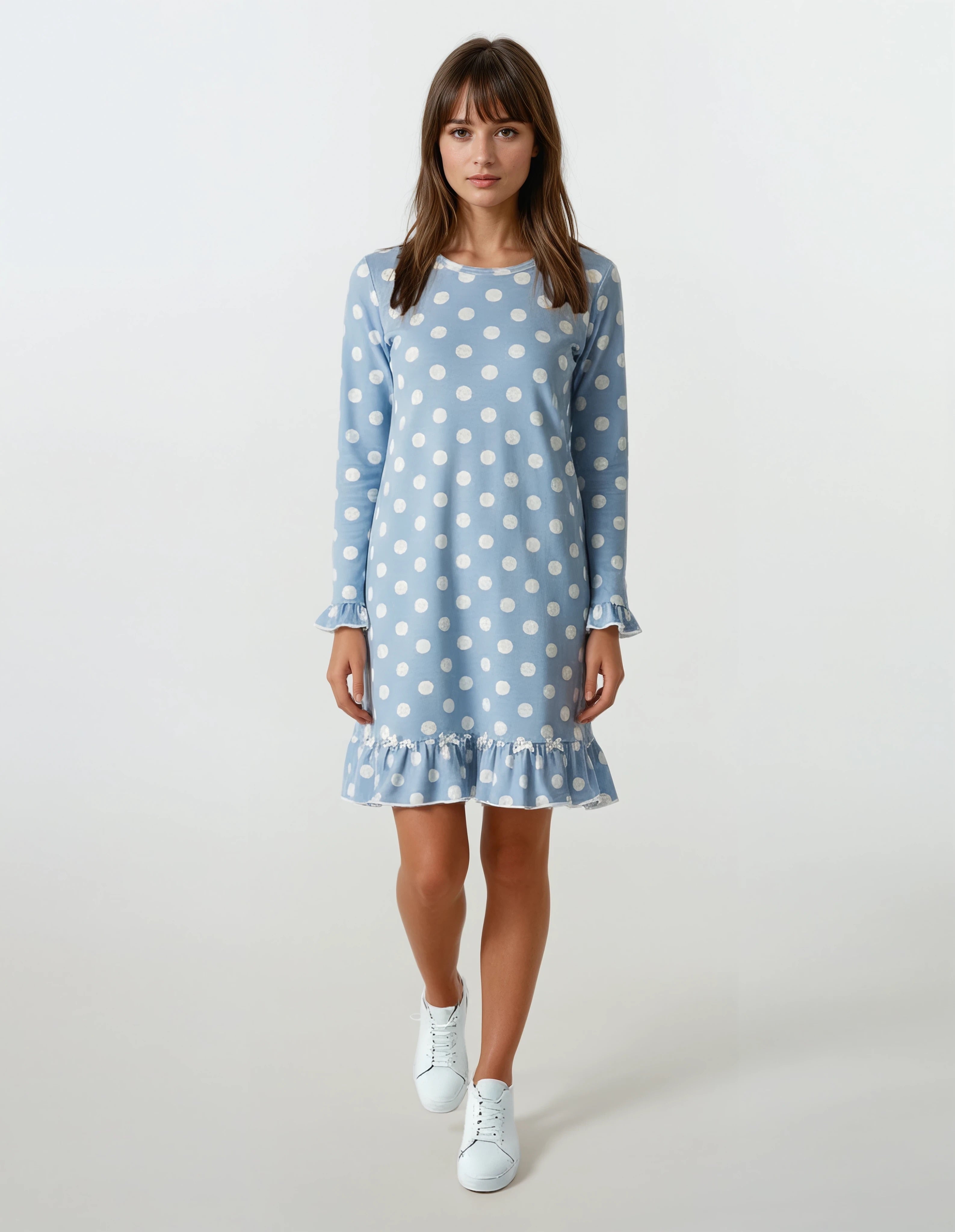 Pink Label - Nightgown Blue Dots