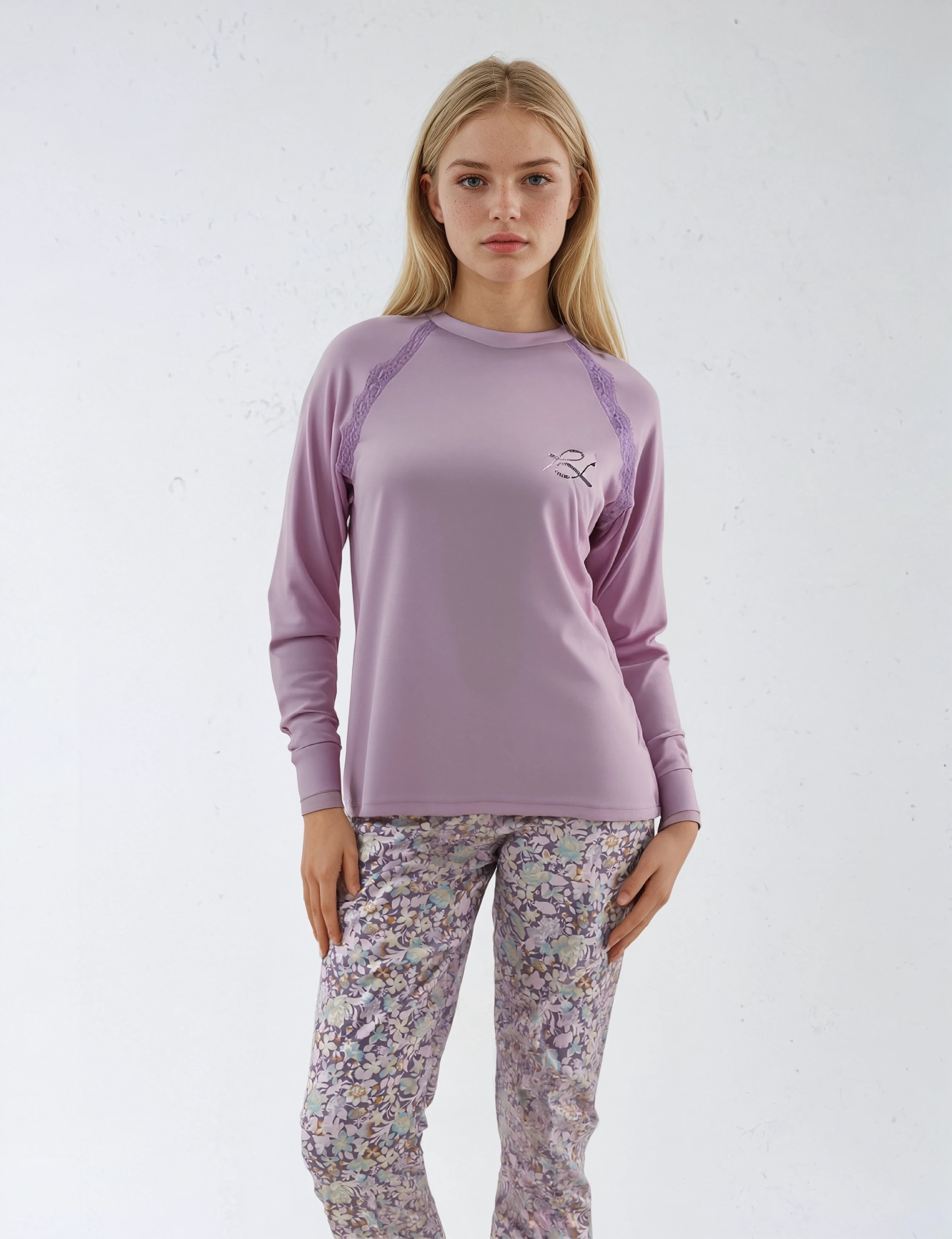 Pink Label - Pyjama Pink Flowers
