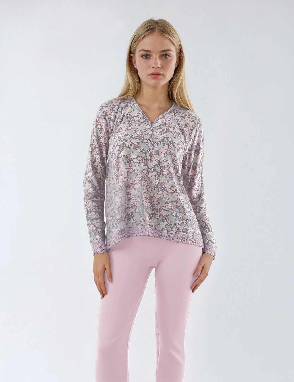 Pink Label - Pyjama Pink Flowers