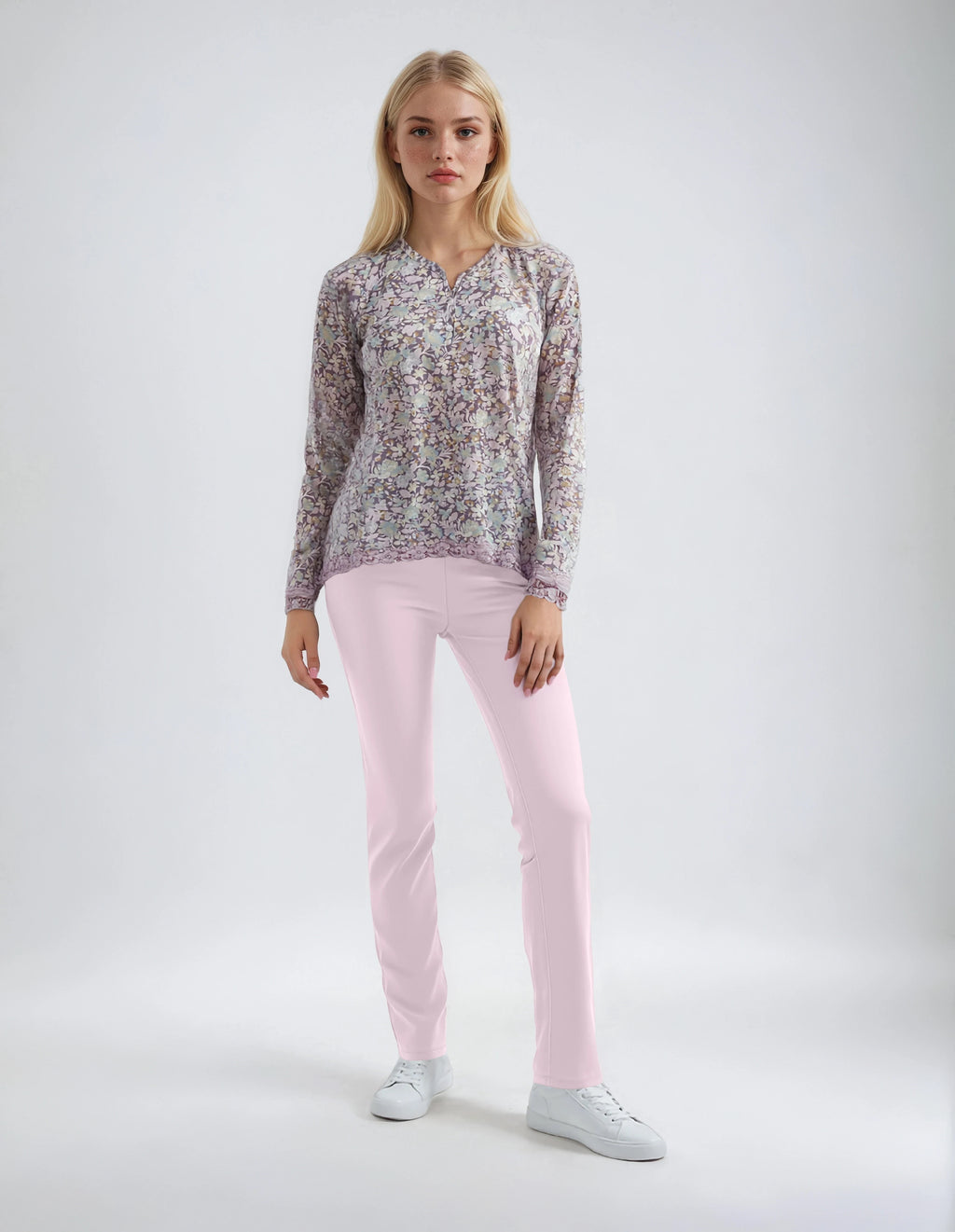 Pink Label - Pyjama Pink Flowers
