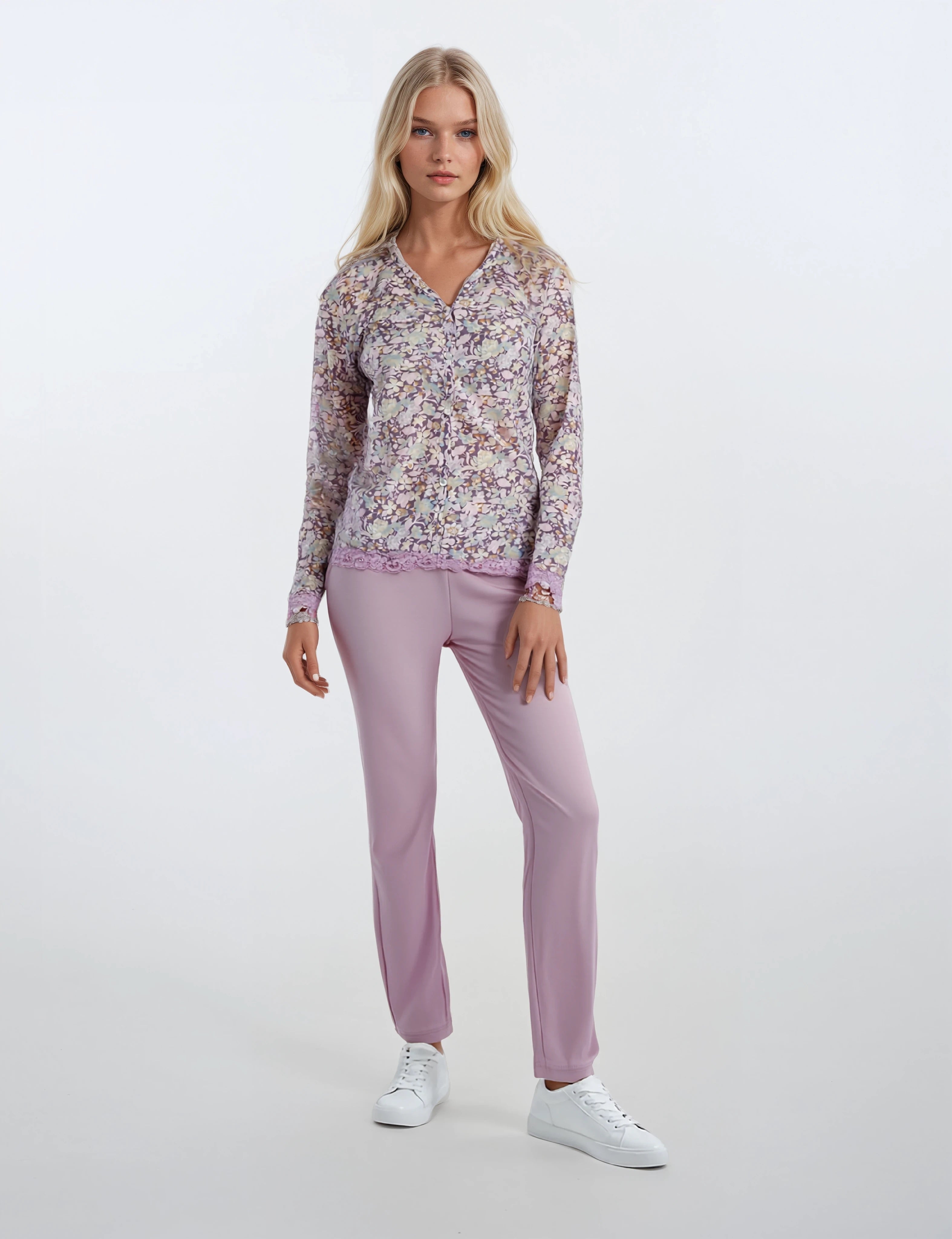 Pink Label - Pyjama Pink Flowers