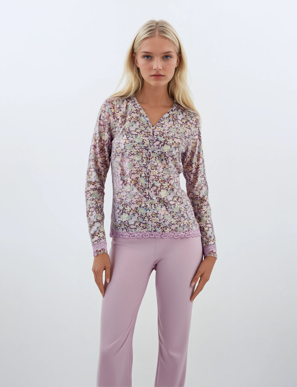 Pink Label - Pyjama Pink Flowers