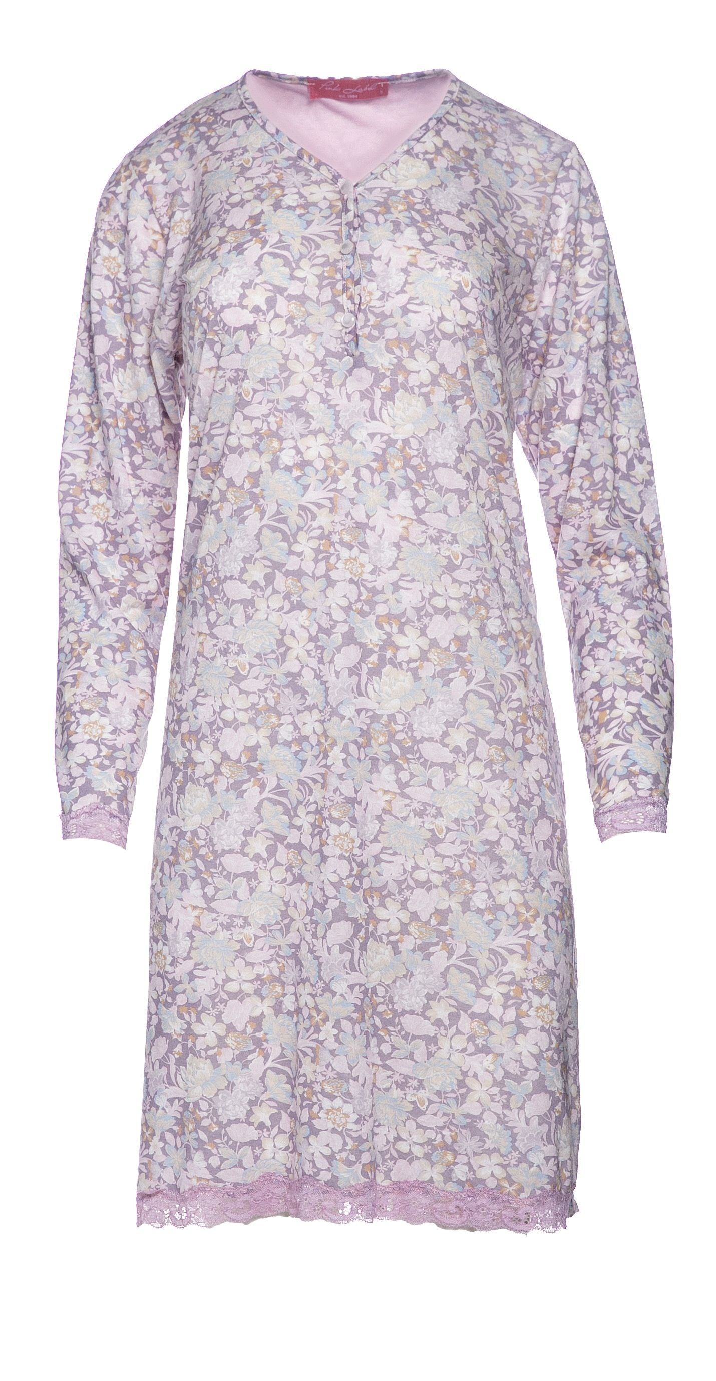 Pink Label - Nightgown Pink Flowers