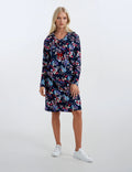 Pink Label - Nightgown Bordo Flowers