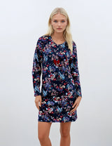 Pink Label - Nightgown Bordo Flowers