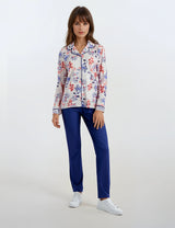 Pink Label - Pyjama Blue Flowers