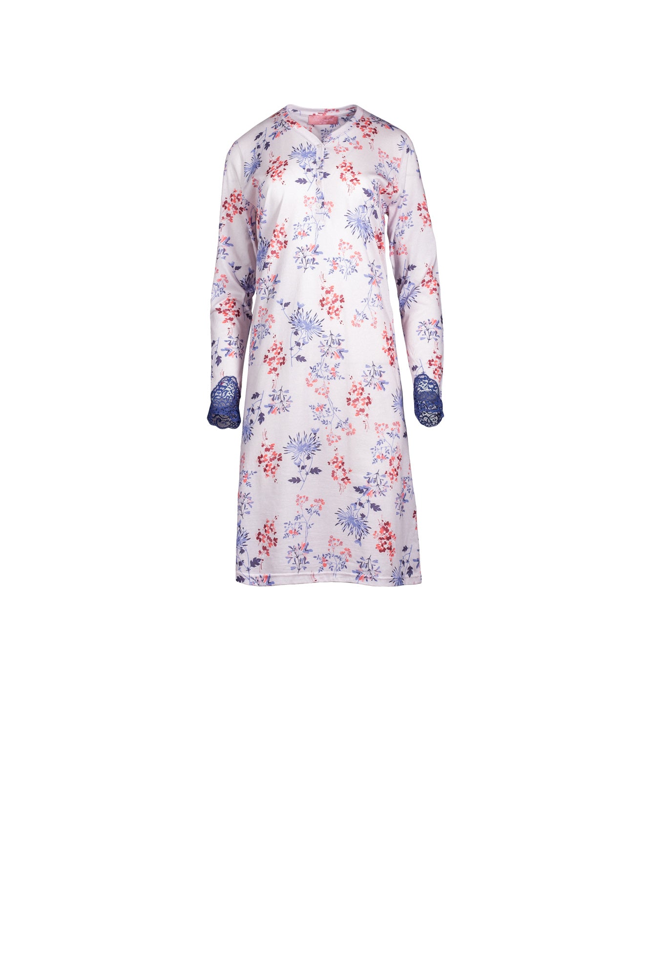 Pink Label - Nightgown Blue Flowers