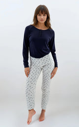 Pink Label - Pyjama White Flower