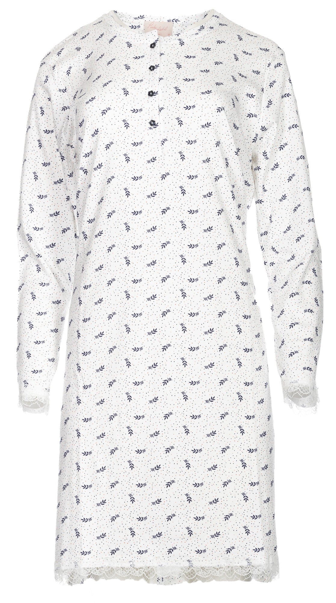 Pink Label - Nightgown White Flower