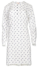 Pink Label - Nightgown White Flower