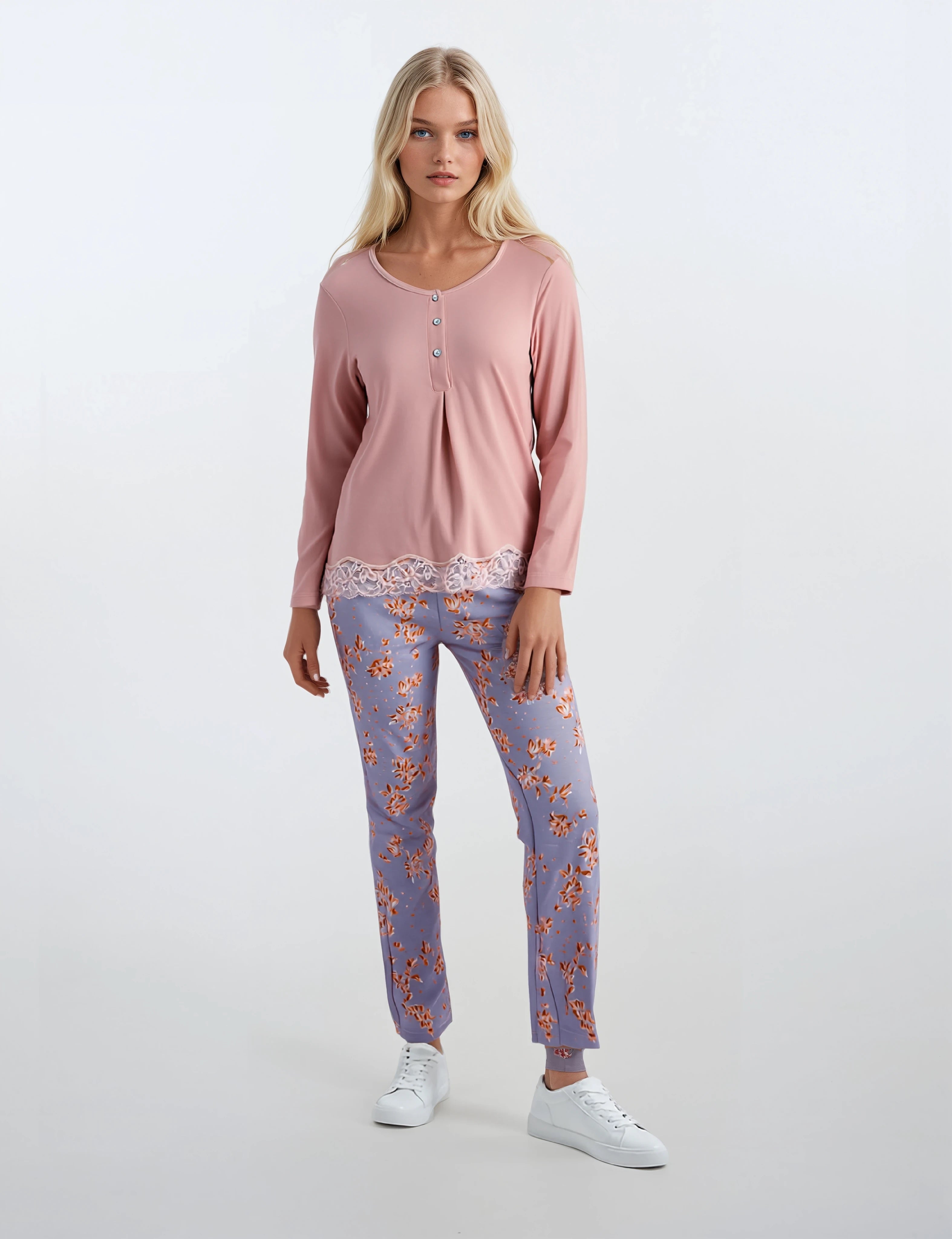 Pink Label - Pyjama Glamour Flower