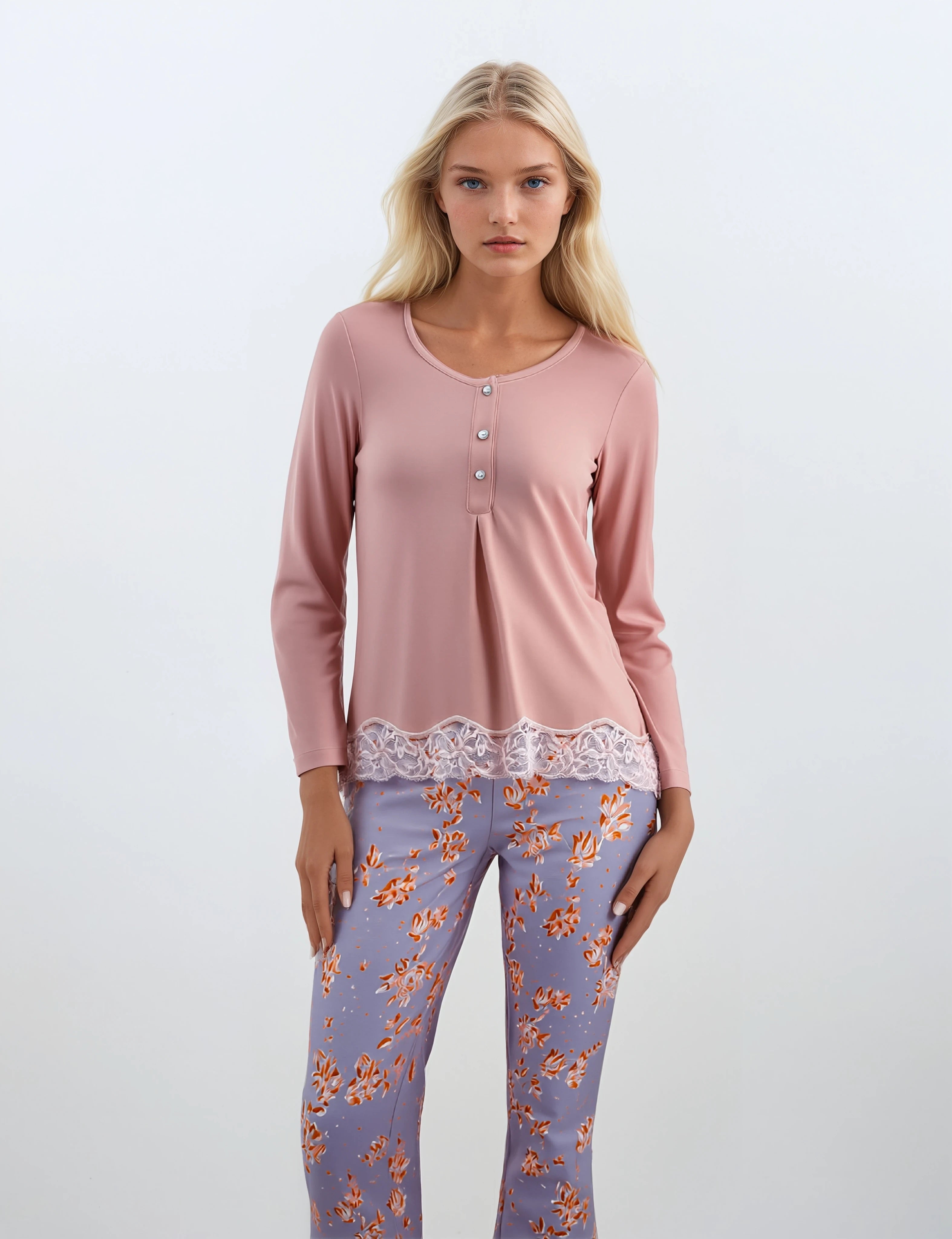 Pink Label - Pyjama Glamour Flower