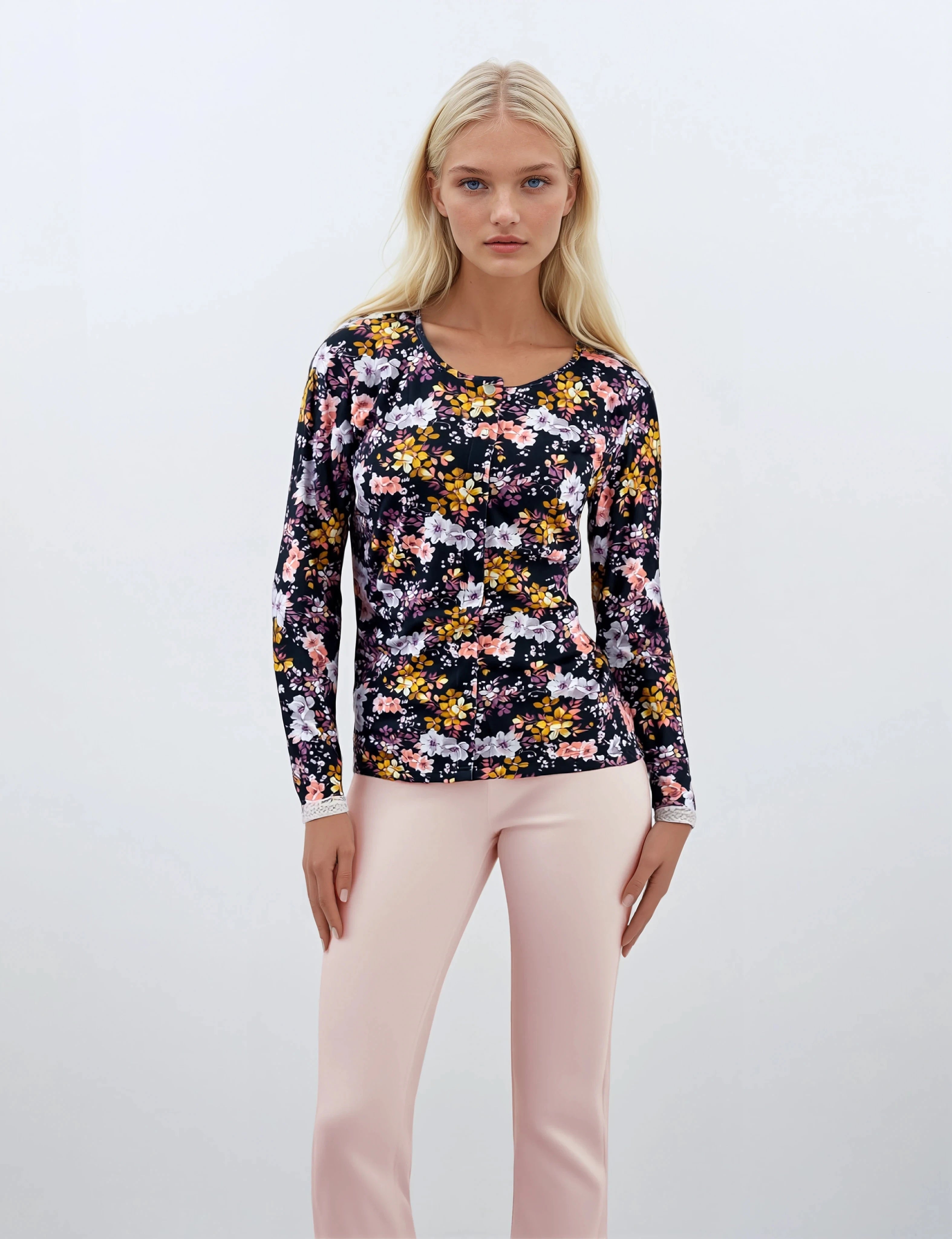 Pink Label - Pyjama Black Flower
