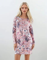 Pink Label - Nightgown Pink/Grey Flower