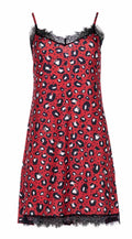 Pink Label - Nightgown 2Pcs  Red Leopard