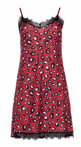 Pink Label - Nightgown 2Pcs  Red Leopard