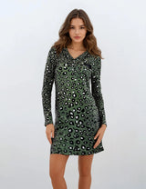 Pink Label - Nightgown Green Leo