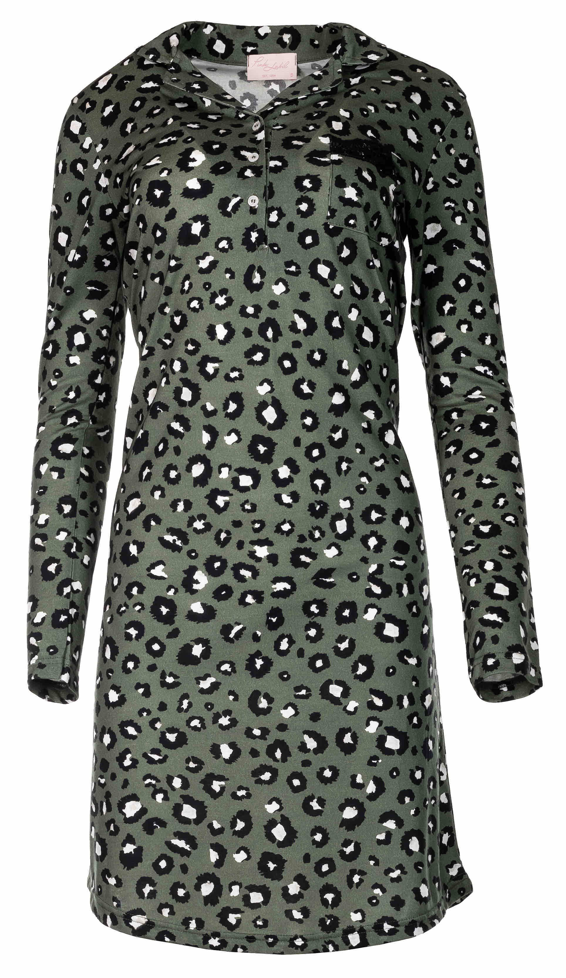 Pink Label - Nightgown Green Leo