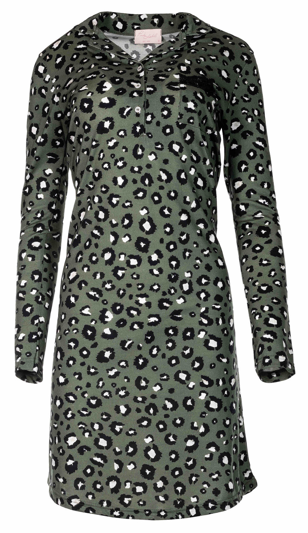 Pink Label - Nightgown Green Leo