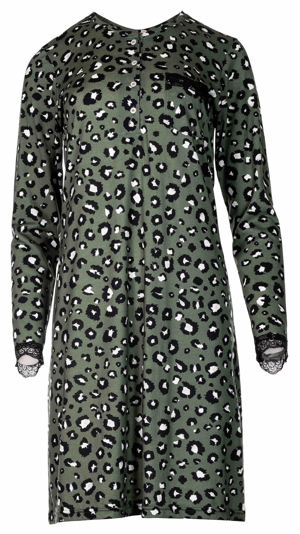 Pink Label - Nightgown Green Leo