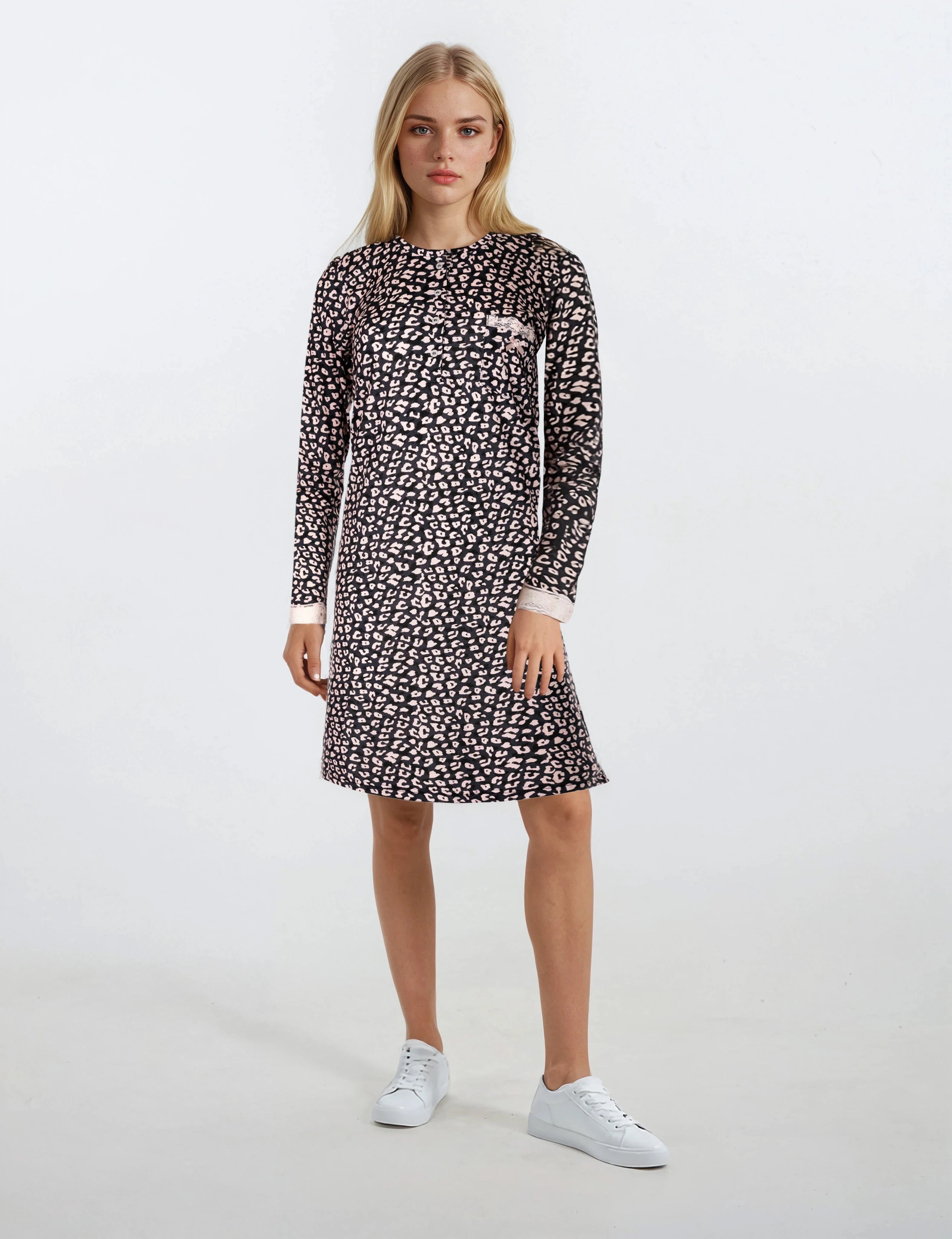 Pink Label - Nightgown Blue Leo