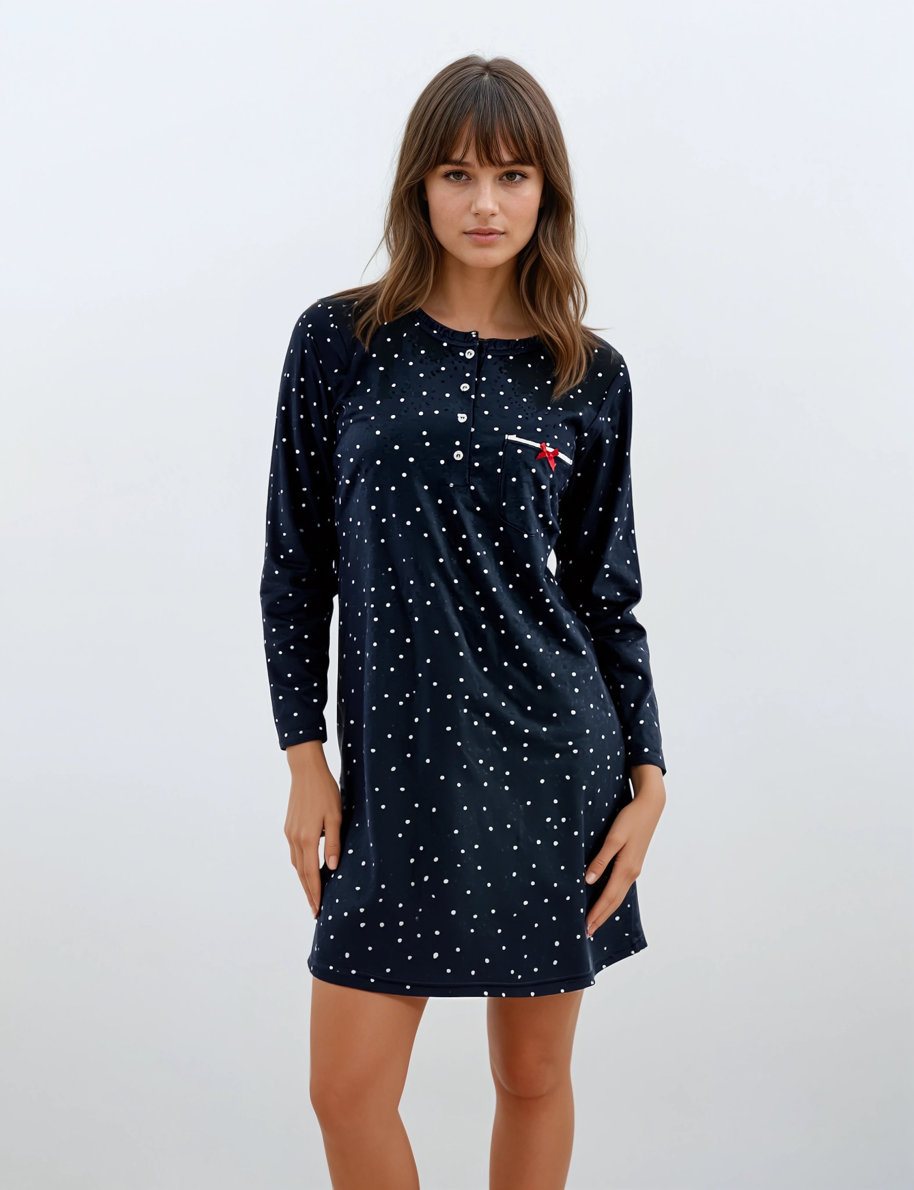 Pink Label - Nightgown Blue Dot