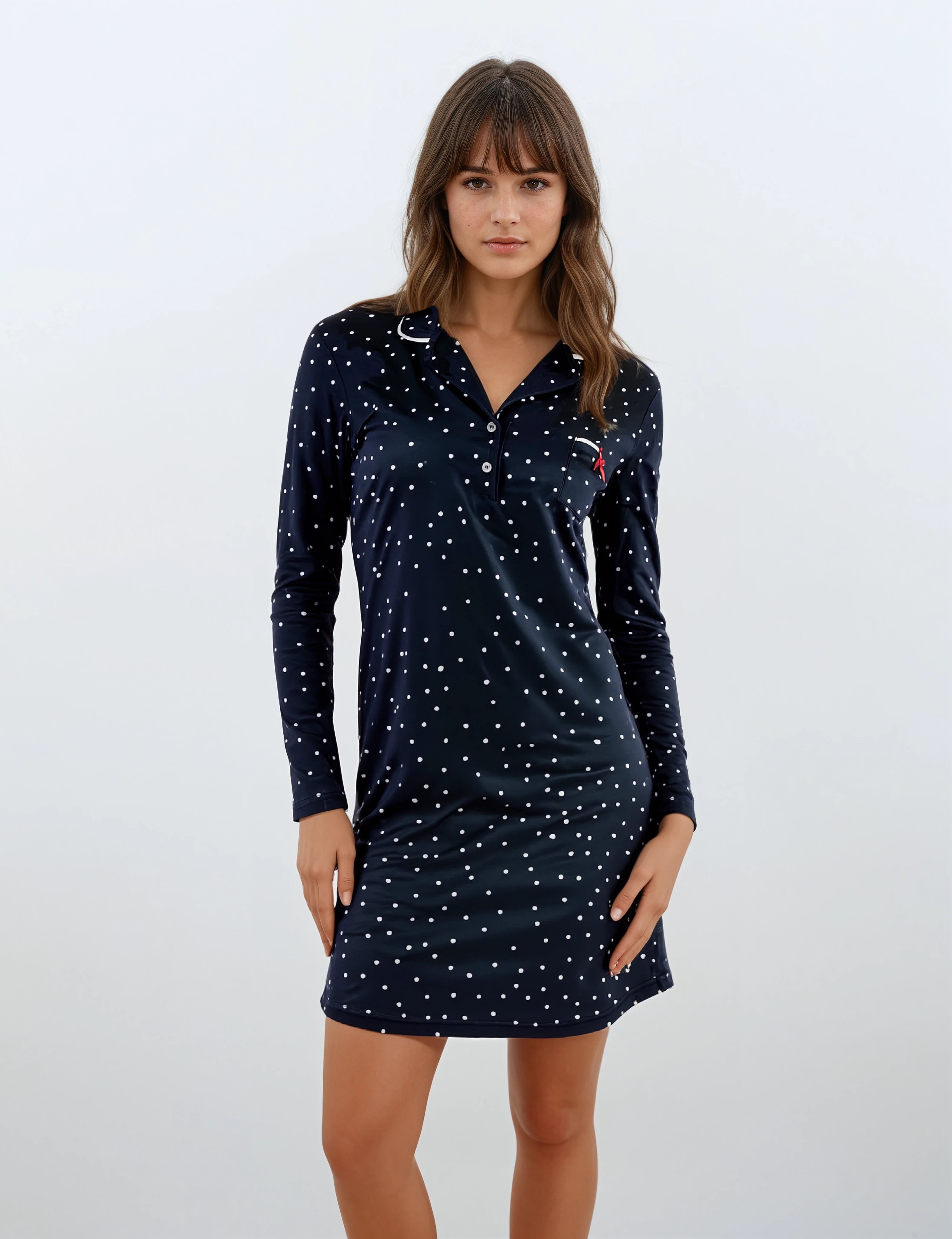 Pink Label - Nightgown Blue Dot