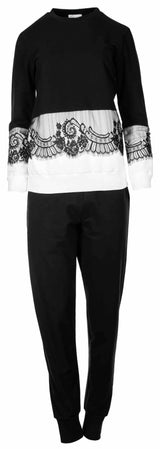 Pink Label - Homewear Black Lace
