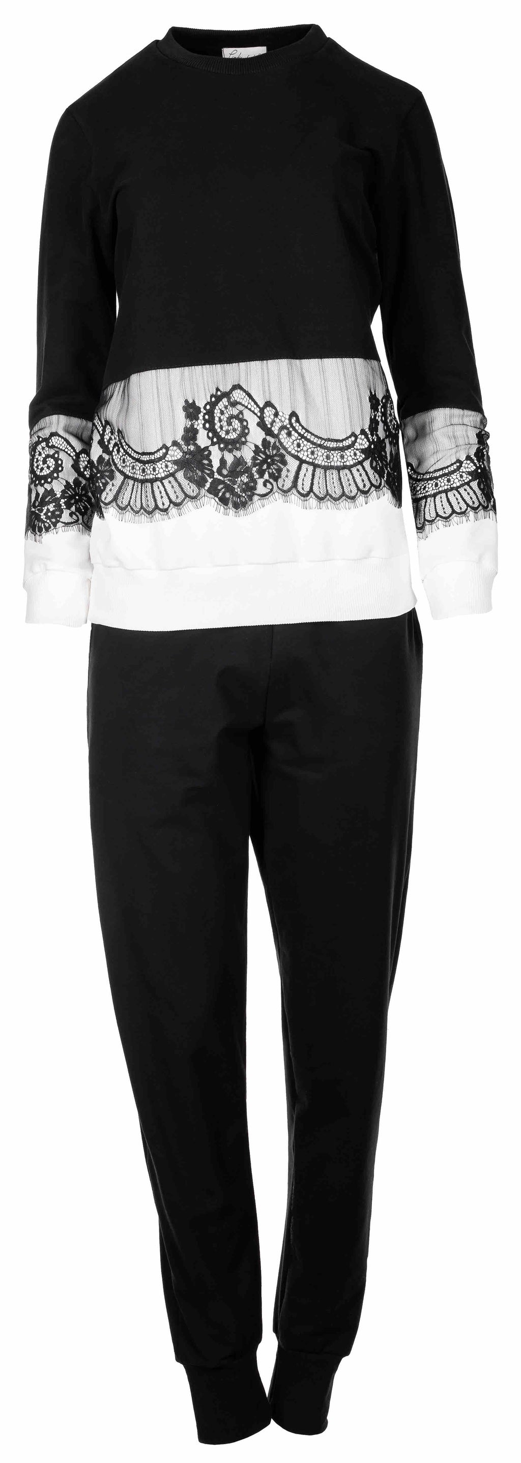 Pink Label - Homewear Black Lace