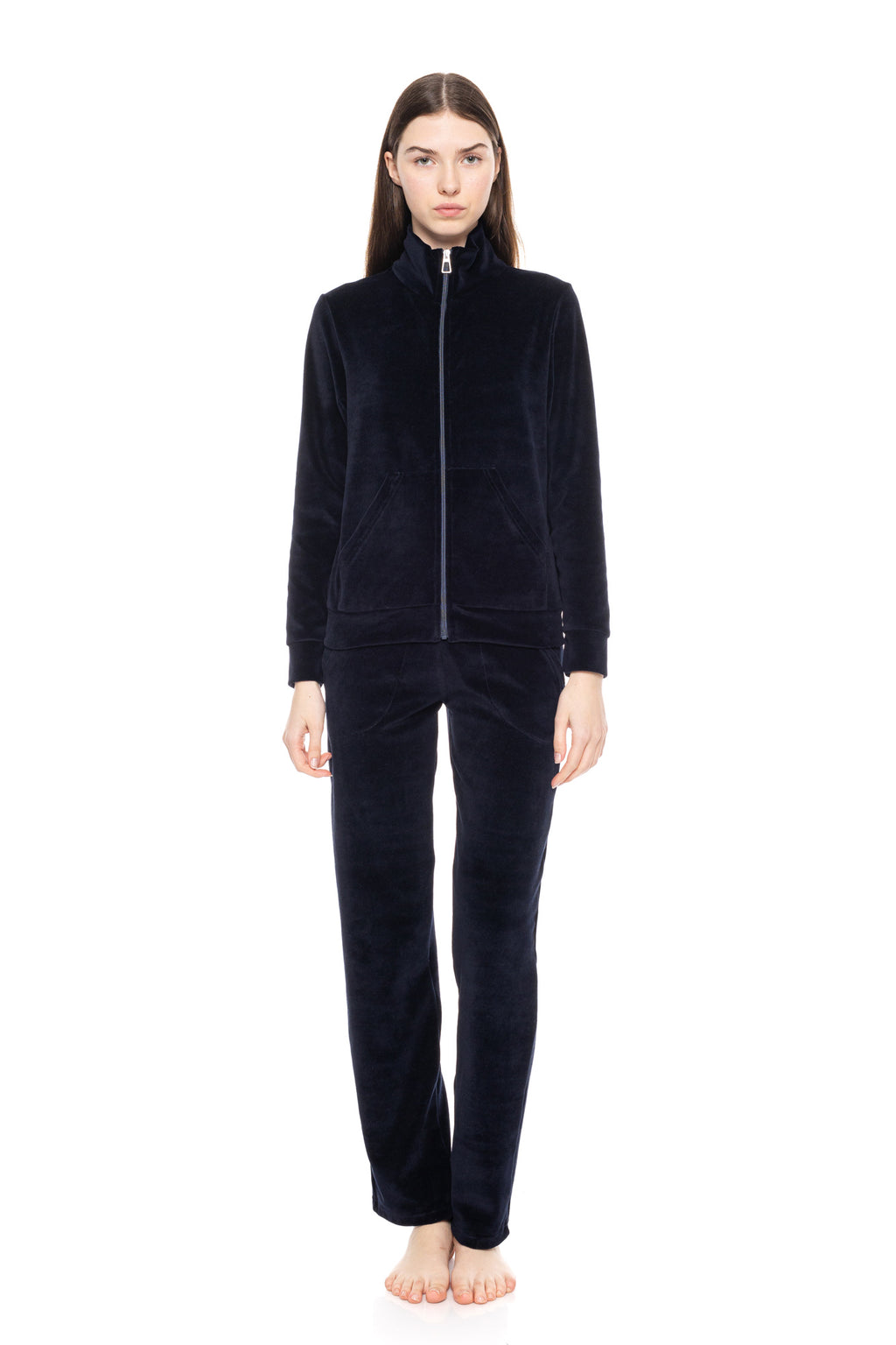 Pink Label - Velvet Tracksuit Nos High Neck