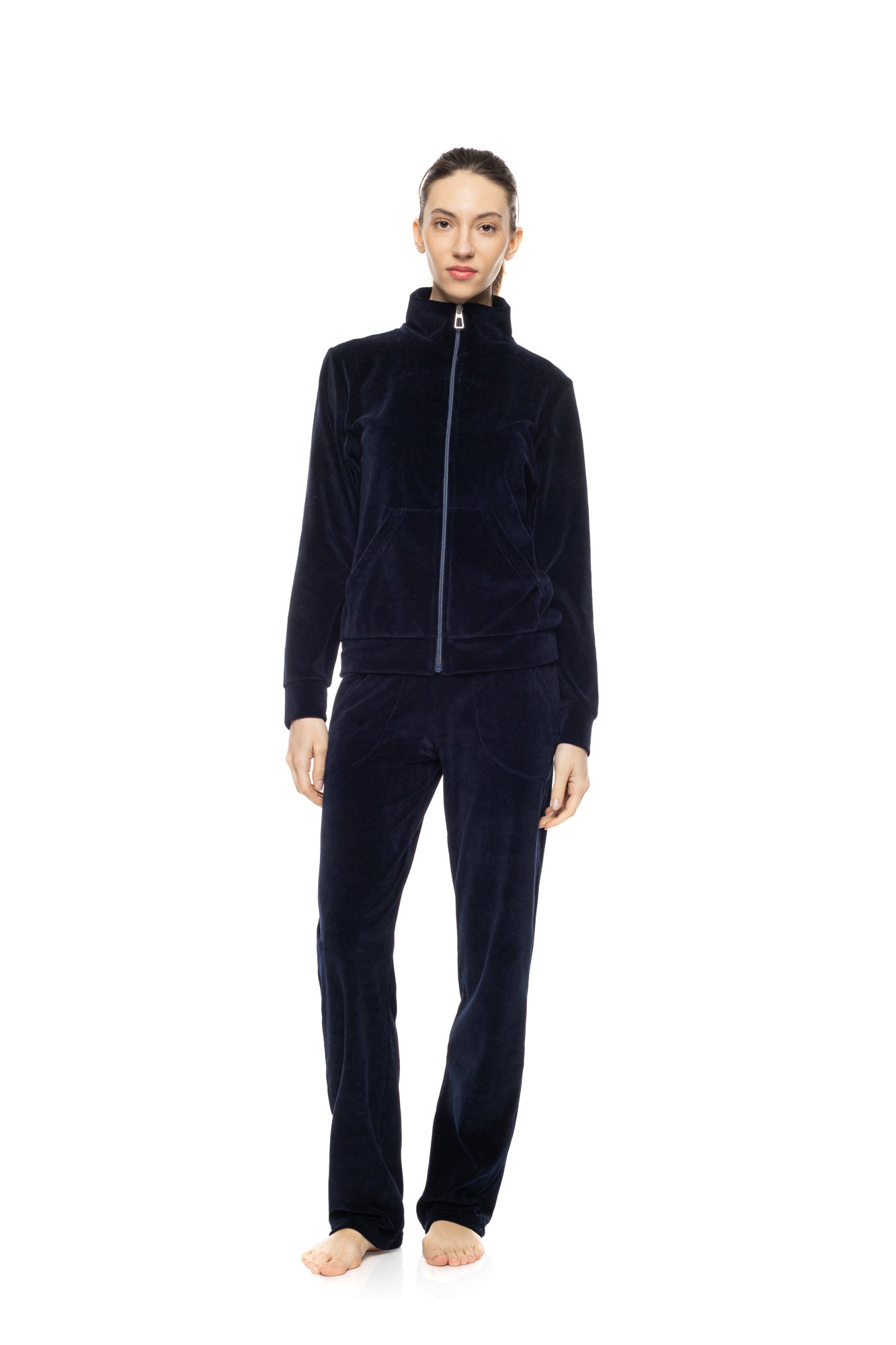 Pink Label - Tracksuit Velvet Nos High Neck