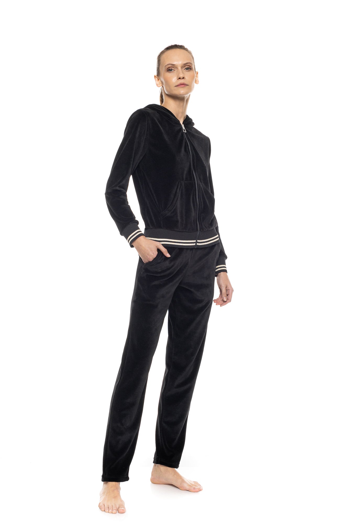 Pink Label - Trucksuit Velvet Knit Gold