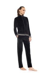 Pink Label - Trucksuit High Neck Velvet Knit Gold