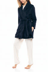 Pink Label - Robe Fleece Waffle