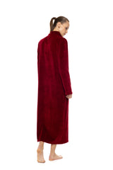 Pink Label - Robe Long Velvet Zipper Nos