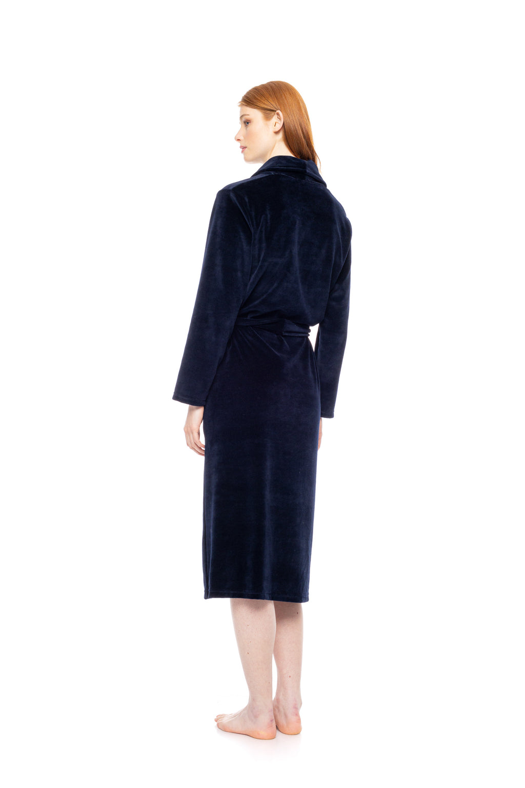 Pink Label - Robe Long Velvet Nos