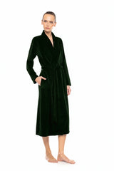 Pink Label - Robe Long Velvet Nos