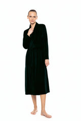 Pink Label - Robe Long Velvet Nos