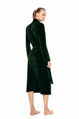 Pink Label - Robe Long Velvet Nos