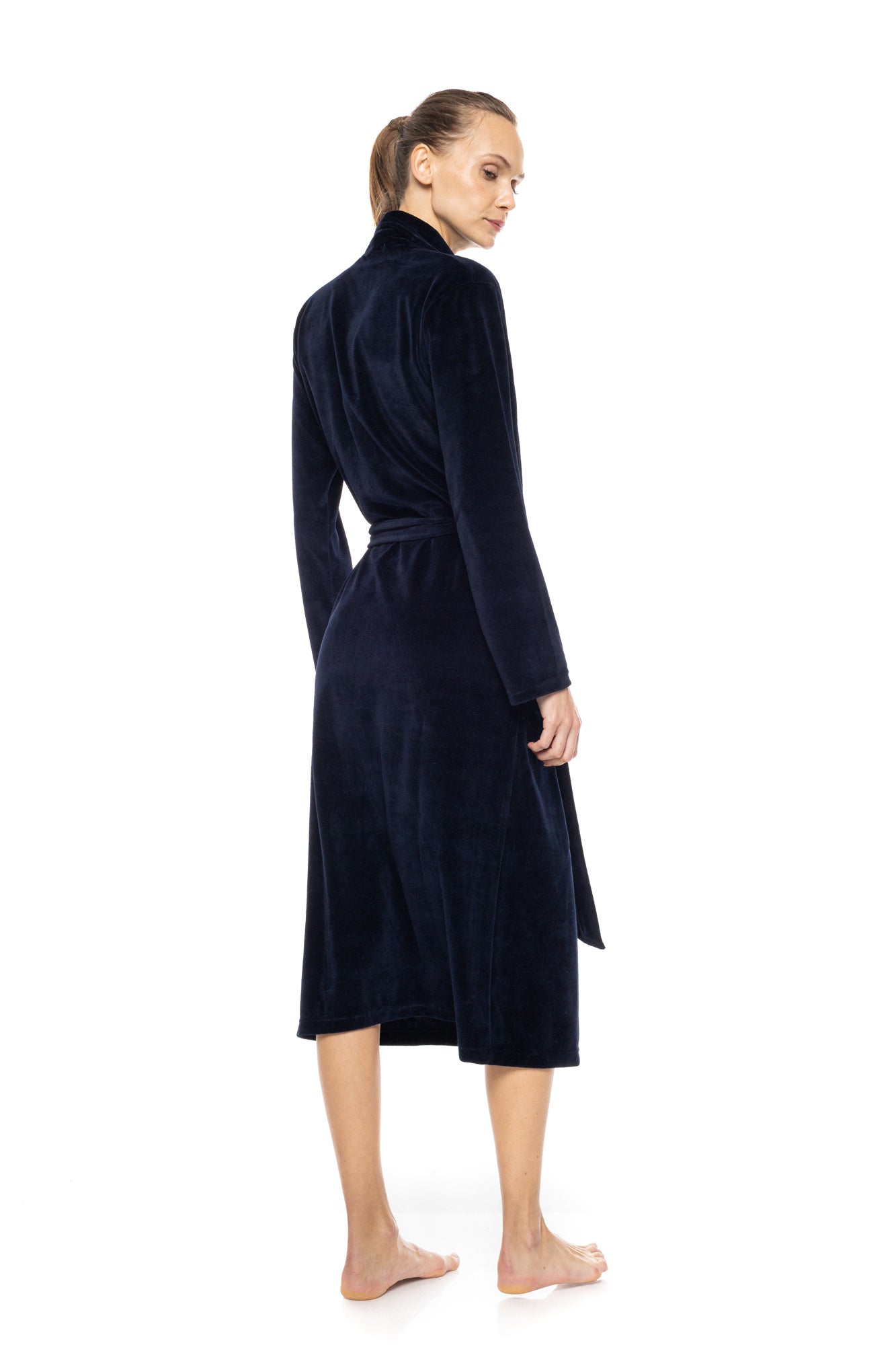 Pink Label - Robe Long Velvet Nos