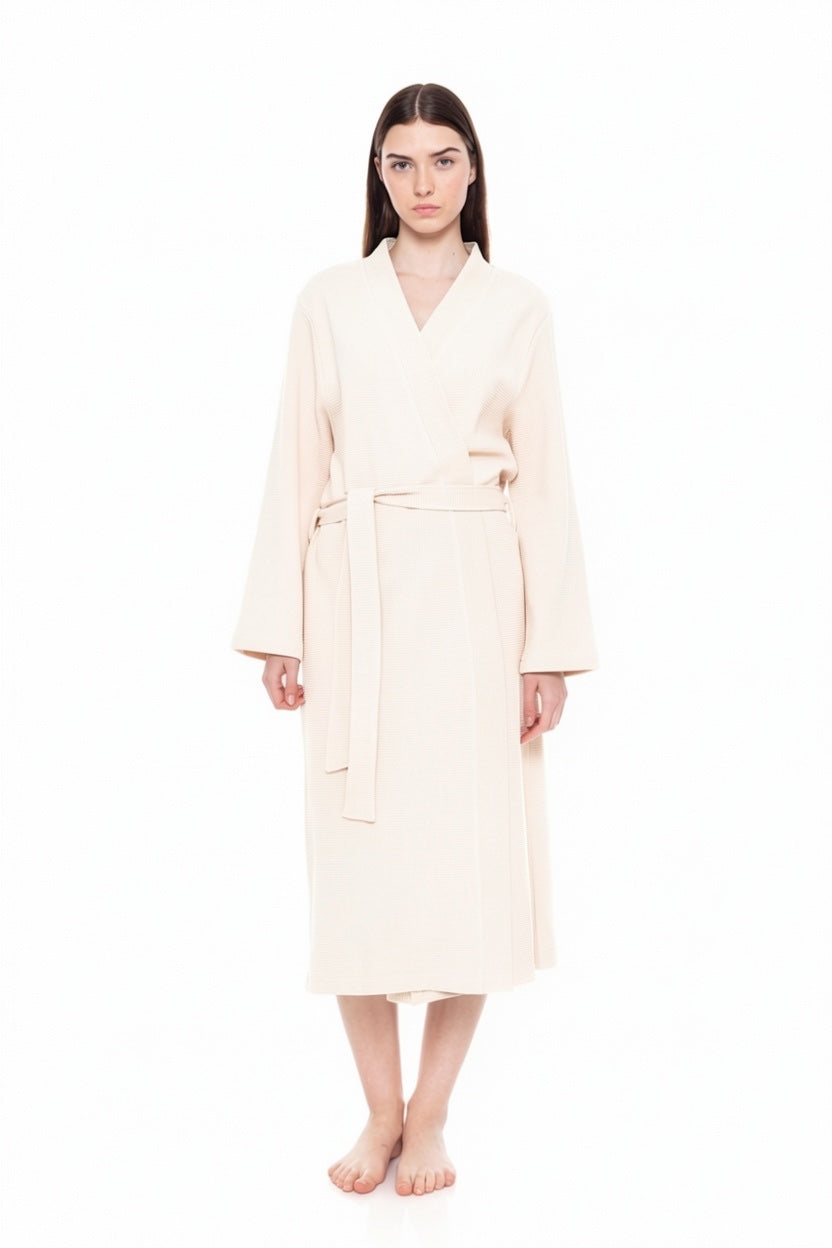 Pink Label - Robe Long Waffle Nos