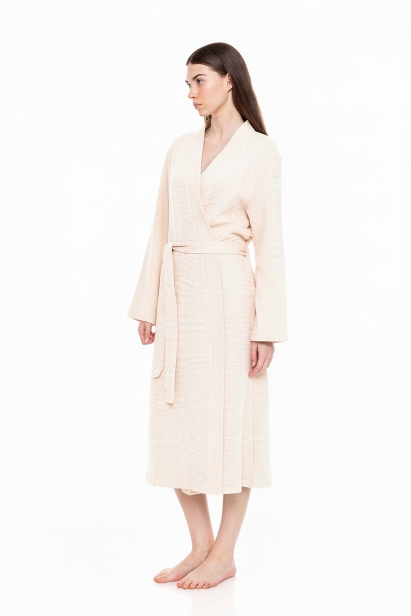 Pink Label - Robe Long Waffle Nos