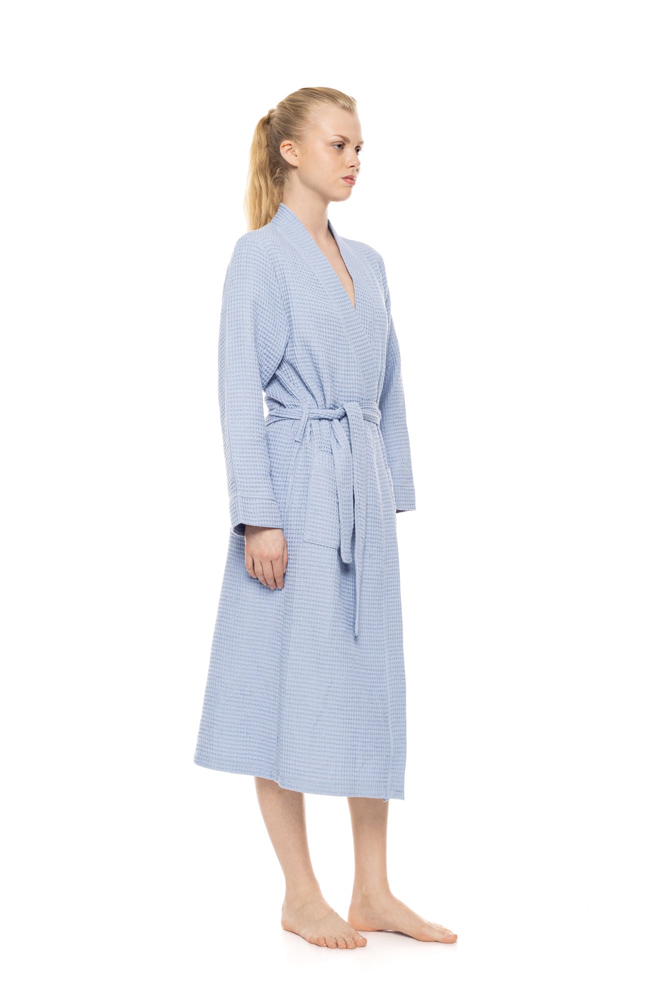 Pink Label - Robe Long Waffle Nos