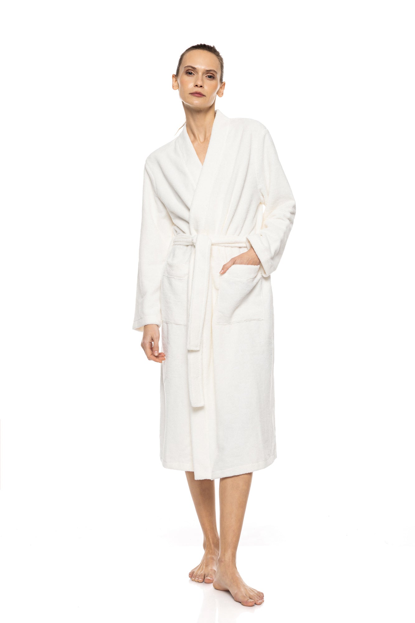 Pink Label - Robe Long Bamboo Spa Nos